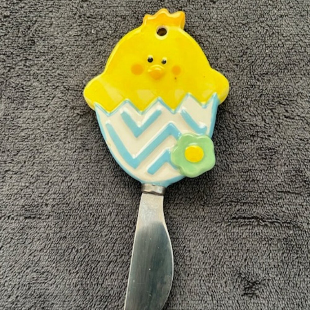 Easter Chick Egg Spreader by Mudpie